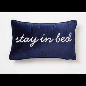 NWT “Stay in bed” pillow cover
